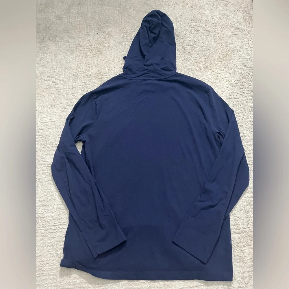 Polo Ralph Lauren Lightweight T-Shirt Hoodie- Navy
